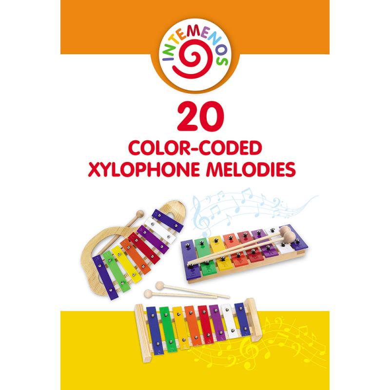 Buy 20 colorcoded xylophone melodies for 8 note kids xylophone inTemenos
