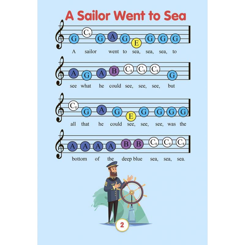 ColorCoded Bell Music for Absolute Beginners of All Ages 40 Simple