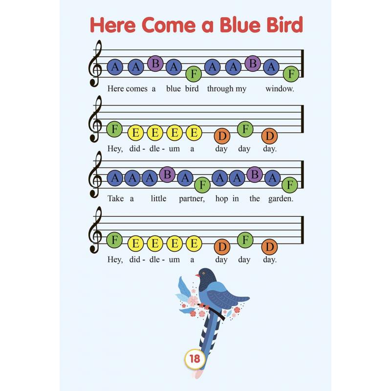 ColorCoded Bell Music for Absolute Beginners of All Ages 40 Simple