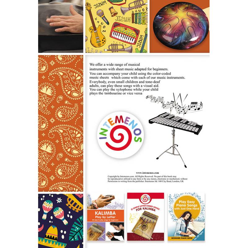 Buy Tongue Drum Songbook for Beginner Play Simple Kids Songs by Number ...