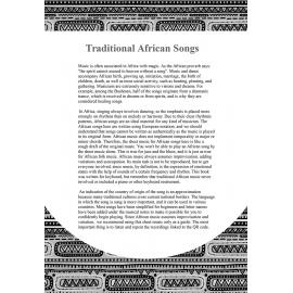 Keyboard for Beginner Adults. 55 Traditional African Songs: Play by Letter