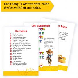 20 Color-Coded Xylophone Melodies