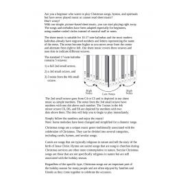 Christmas Songs and Gospels for Kalimba. For Absolute Beginners: Number-coded Sheet Music