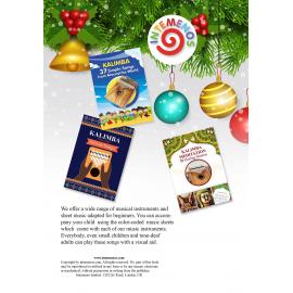 Christmas Songs and Gospels for Kalimba. For Absolute Beginners: Number-coded Sheet Music