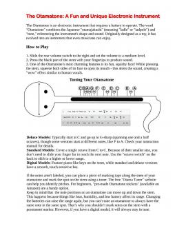 The Ultimate Otamatone Starter Book for Beginners - Play 78 Songs Easily by Letters: I don't read sheet music (Otamatone Melodies) The Ultimate Otamatone Starter Book for Beginners - Play 78 Songs Easily by Letters: I don't read sheet music (Otamatone Melodies)