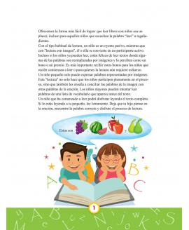 Lectura con imágenes. Historias simples. Aprender a leer