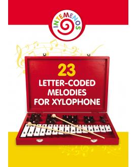 23 Letter-Coded Xylophone Sheet Music Paperback 23 Letter-Coded Xylophone Sheet Music Paperback
