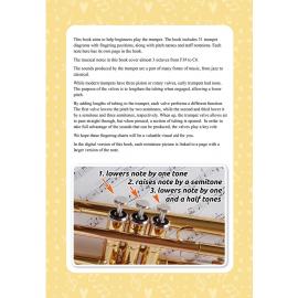 Colorful Fingering Diagram for the Trumpet: Trumpet Fingering Chart (Brass Fingering Charts)
