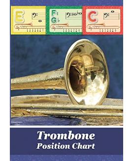 Trombone Position Chart: Trombone Fingering Chart (Brass Fingering Charts) Trombone Position Chart: Trombone Fingering Chart (Brass Fingering Charts)