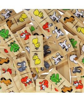 Wooden Dominoes Funny Animals Wooden Dominoes Funny Animals
