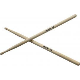5B Maple Wood Drumsticks with Wooden Tips 10-Pair Set