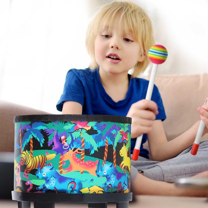 Best Floor Drum for Children 8 inch Tom Drum for Kids Plastic Head