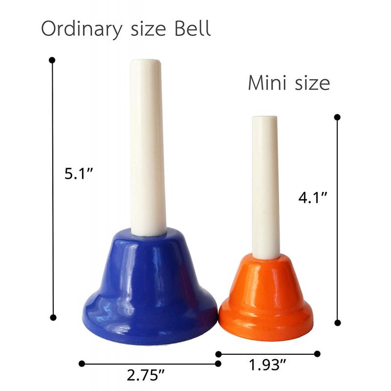 Buy Mini Hand Bell set 8 Notes Kids Percussion Musical Bell Toy inTemenos
