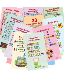 Bell Set with Buttons 8 Colored Bells, 23 Songs Bell Set with Buttons 8 Colored Bells, 23 Songs