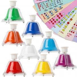 Buy Bell Set with Buttons 8 Colored Bells - 23 Letter-coded Songs