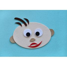 Felt board with Emotions, Flannel Mosaic
