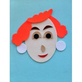 Felt board with Emotions, Flannel Mosaic