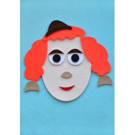 Felt board with Emotions, Flannel Mosaic