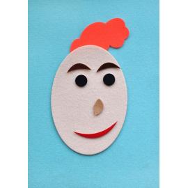 Felt board with Emotions, Flannel Mosaic