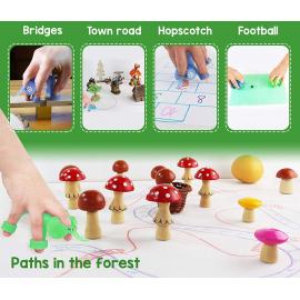 Fine Motor Skill Toy Green Walking Elephant