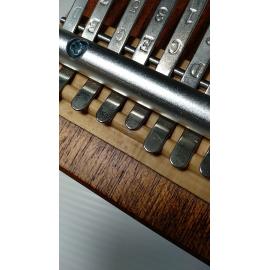 Wooden Kalimba 10 Notes 12-sheet music cards