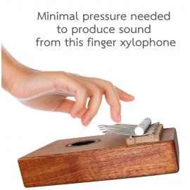 Wooden Kalimba 10 Notes 12-sheet music cards