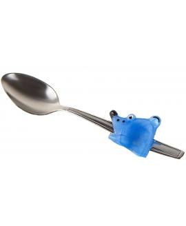 Spoon Grip for Kids - Toddler Utensils Blue Spoon Helper Spoon Grip for Kids - Toddler Utensils Blue Spoon Helper