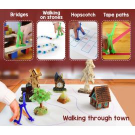 Occupational Therapy Toy Blue Walking Ostrich - Finger Toy
