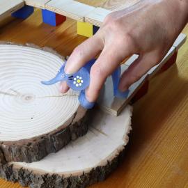 Fine Motor Skill Toy Walking Blue Elephant