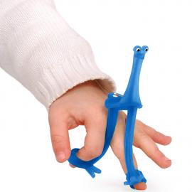 Occupational Therapy Toy Blue Walking Ostrich - Finger Toy