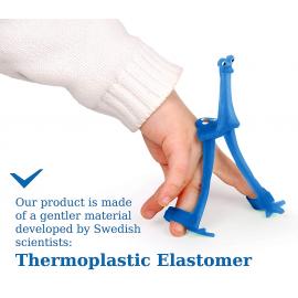 Occupational Therapy Toy Blue Walking Ostrich - Finger Toy