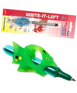 Left-Hand Pencil Grip for Kids Handwriting - Green Fish (1728) Left-Hand Pencil Grip for Kids Handwriting - Green Fish (1728)