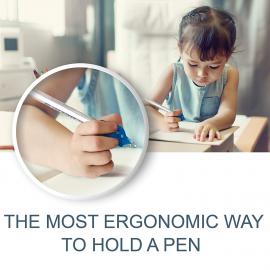 Pencil Grip Writing Aid for Children with Large Hands Green