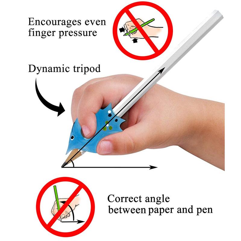 Buy Pencil Grip Writing Aid for Children with Large Hands Blue Moonfish inTemenos