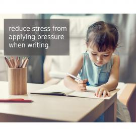 Pencil Grip Writing Aid for Сhildren with large hands Purple