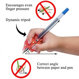 Pencil Grip Writing Aid for Сhildren with large hands Purple