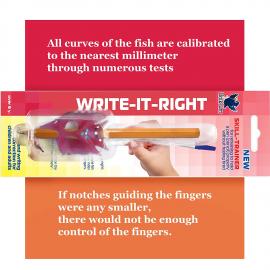 Pencil Grip Writing Aid for Сhildren with large hands Purple