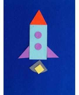 Geometric Flannel Board The Evening Town  Geometric Flannel Board The Evening Town