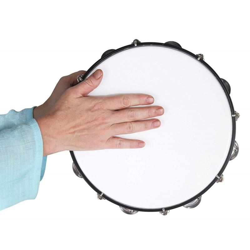Buy Tunable Tambourine with Key Plastic Drums Head 10 in inTemenos