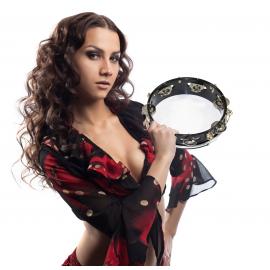 Tunable Tambourine 8 inch Plastic Drum