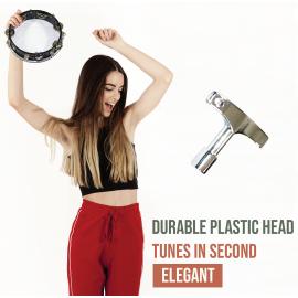 Tunable Tambourine 8 inch Plastic Drum