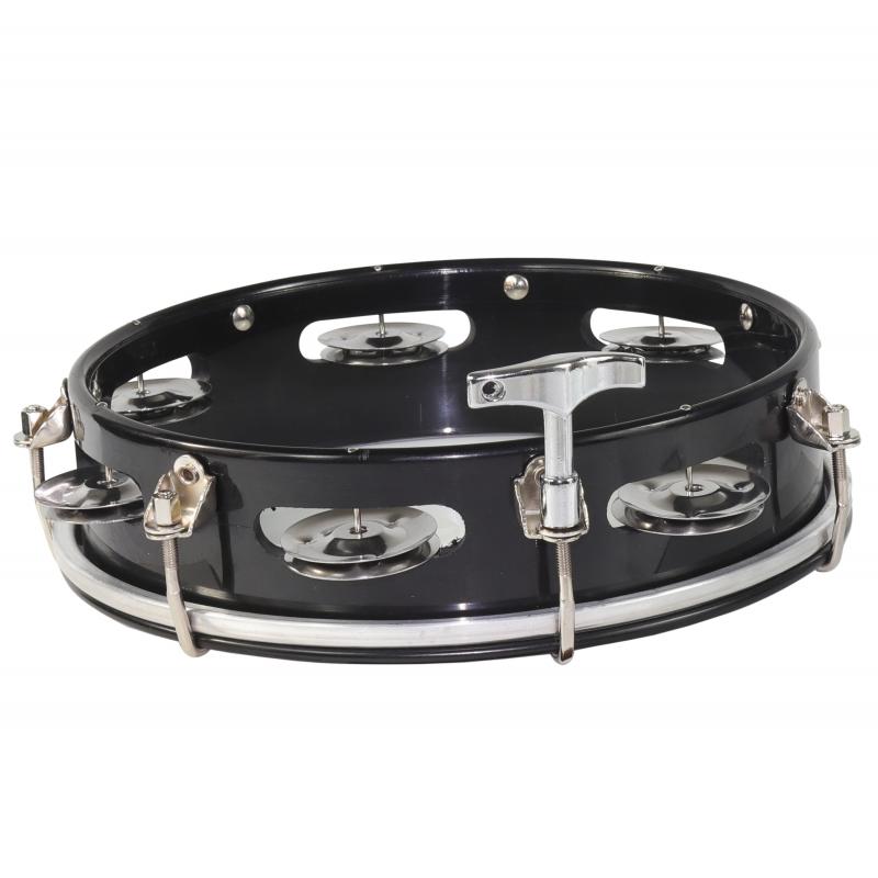 Buy Tunable Tambourine with Key 8 inch Plastic Drum Head 6 Pairs of Jingles inTemenos