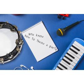 Tunable Tambourine 8 inch Plastic Drum