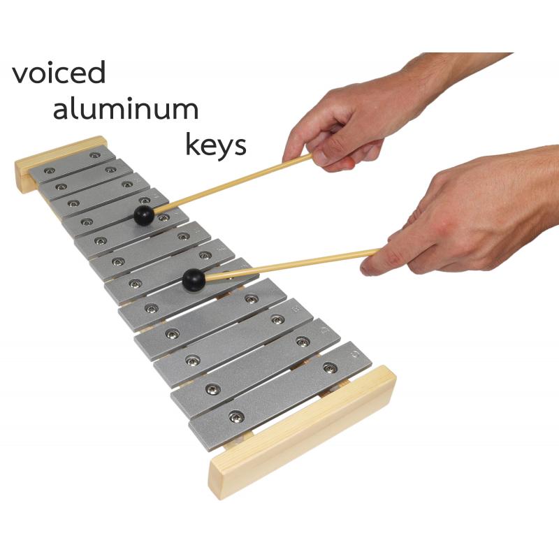 Buy Glockenspiel 12 Grey Keys Sheet Music Book Color Note Stickers