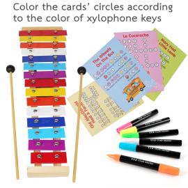 Glockenspiel 15 Color Keys with Songs