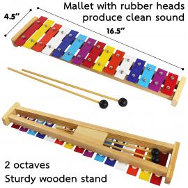 Glockenspiel 15 Color Keys with Songs