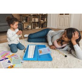 15 White Keys Glockenspiel in the Blue Wooden Case