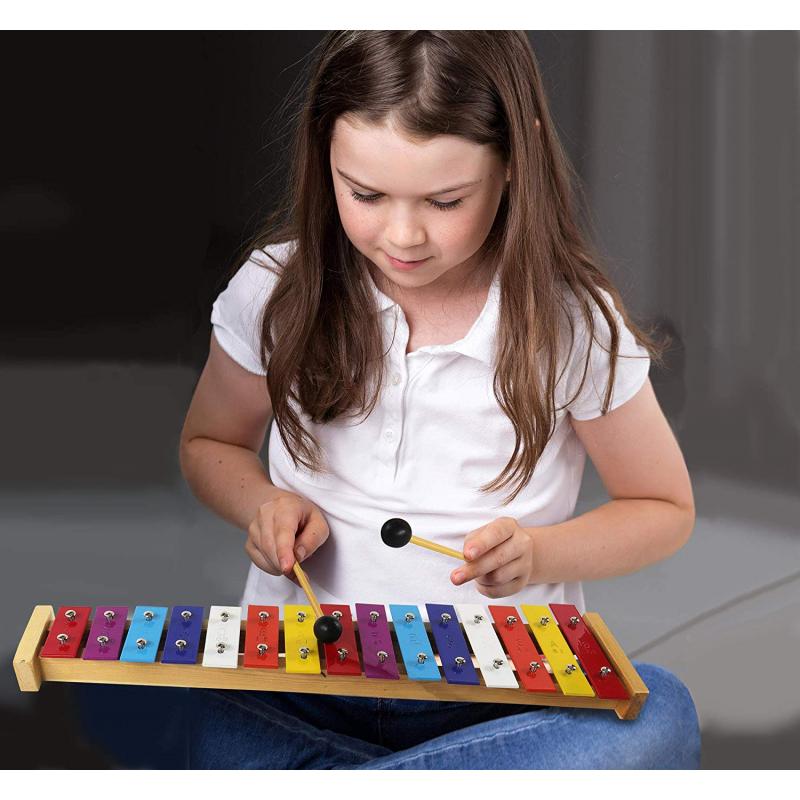 Buy Xylophone 15 Note Color Bells Kit Glockenspiel for Children with