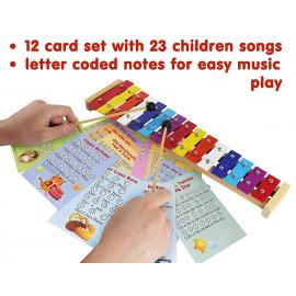 Glockenspiel 15 Color Keys with Songs