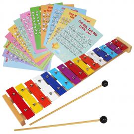 Glockenspiel 15 Color Keys with Songs